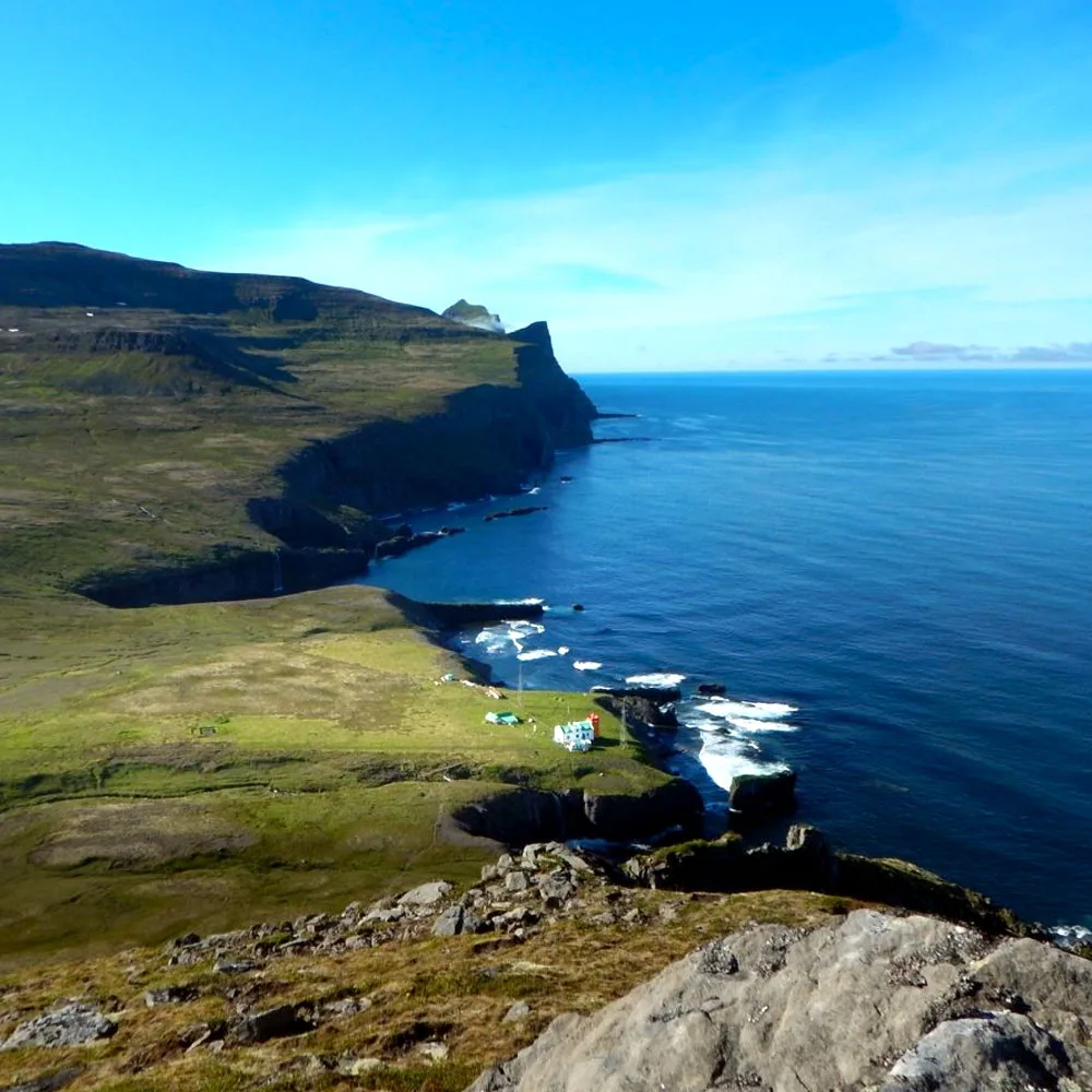 Hornbjargsviti / Tjaldsvæði