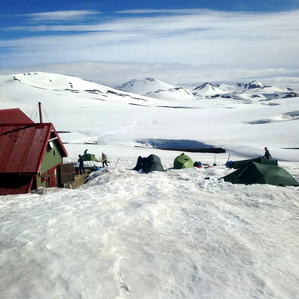Hrafntinnusker / Tjaldsvæði